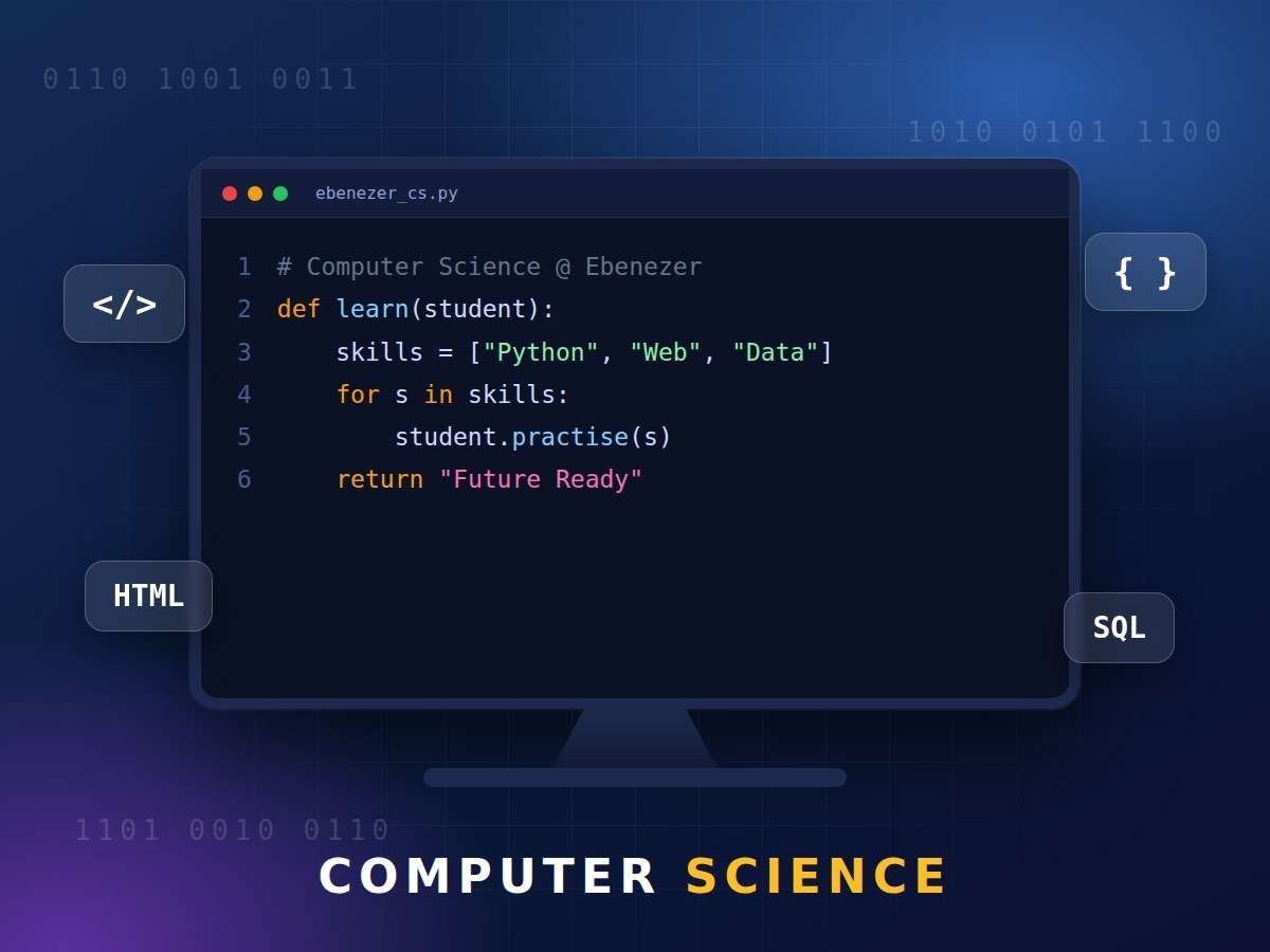 Computer Science stream at Ebenezer English High School